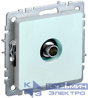 Розетка телевизионная оконечная TV СП Brite РТВ11-0-БрЖ механизм жемчуж. IEK BR-A10-O-K36