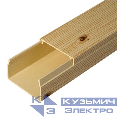 Кабель-канал 40х25 L2000 с двойн. замком сосна Промрукав PR.025440