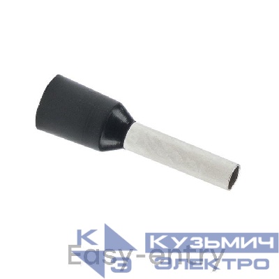 Наконечник штыревой втулочный изол. НШвИ 1.5-8 (уп.50шт) EKF nhvi-1.5-8