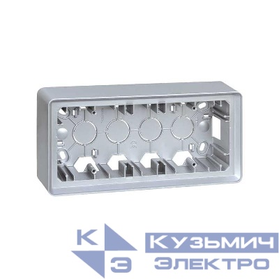 Коробка наружной установки на 3 поста алюм. Simon82 Detail 8200770-093