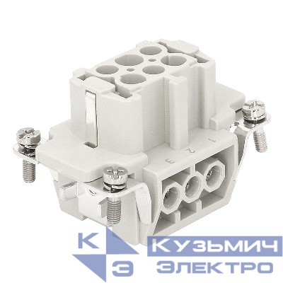 Розетка OptiLink HDC-HE-6-16-F-(0.75-2.5) 500В КЭАЗ 352247