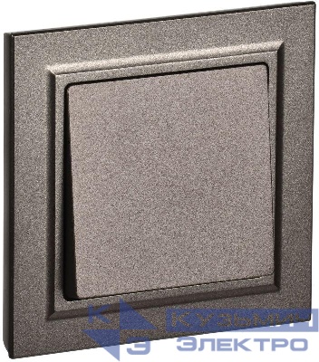 Выключатель 1-кл. СП BRITE ВСР10-1-0-БрТБ 10А в сборе бр. IEK BR-V10-0-10-K45-F