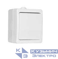 Выключатель 1-кл. ОП Аллегро 10А IP54 бел. UNIVersal 5563460