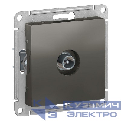 Розетка телевизионная оконечная TV AtlasDesign 1дБ механизм сталь SE ATN000991