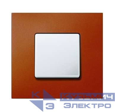 Рамка 1-м Simon27 Play арктик апельс. Simon 2700617-082