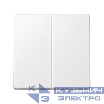 Клавиша двойная для мех. 73398-39 Simon73 Loft бел. 73026-60