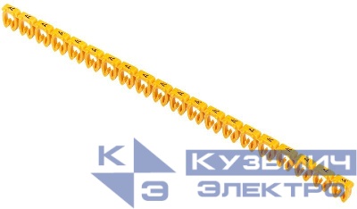 Маркер открытого типа KE 4-6кв.мм символ "A" (уп.200шт) IEK UMK-KE3-A