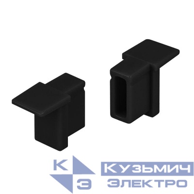 Заглушка SL-MINI-6-H9 BLACK глухая пластик (комплект) Arlight 044088