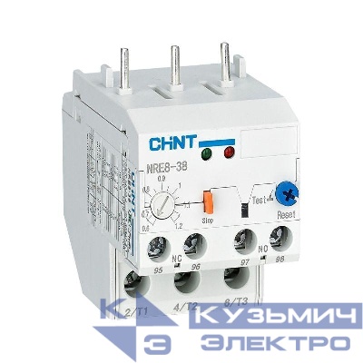 Реле перегрузки электронное NRE8-38 0.6-1.2А (R) CHINT 296623