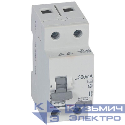 Выключатель дифференциального тока (УЗО) 2п 40А 300мА тип AC RX3 Leg 402033