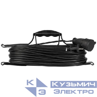 Удлинитель-шнур на рамке 1х40м без заземл. ПВС 2х1 GREEN LINE FR-10-40m Эра Б0065095