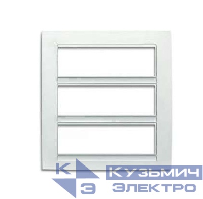 Накладка Simon 3х8 мод. бел. 82852-30