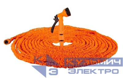 Набор для полива с растягивающимся шлангом 50м Вихрь 73/7/2/31