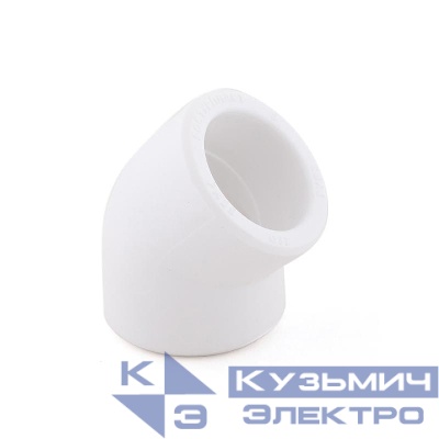 Угольник PPR 32х45 PN25 бел. RTP 10826