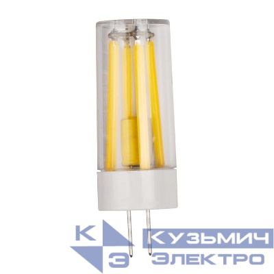 Лампа светодиодная филаментная PLED-G4 PRO 6Вт 4000К 480лм 230В d16.5х50мм без пульсации JazzWay 5062467