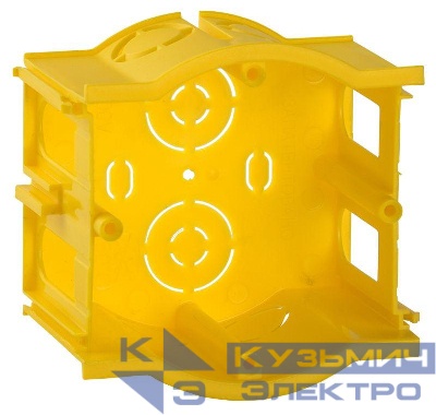 Коробка установочная С3 d68x45 для твердых стен (сборная проходная) (опт. уп) GENERICA UKT10-068-045-000-K0-N-UO