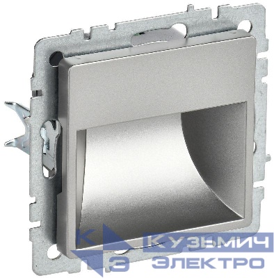 Подсветка светодиодная BRITE встраив. ПЛ20-БрС механизм сталь IEK BR-FL20-K46