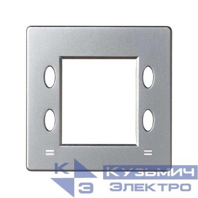 Накладка Simon82 для механизма дисплея матов. алюм. Simon 82555-33