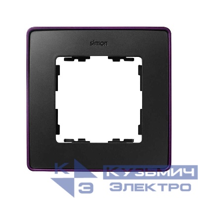 Рамка 1-м Simon82 Detail фиолетовый/графит Simon 8201610-251