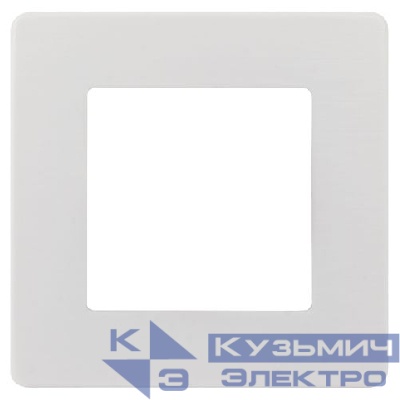 Рамка 1-м Эра12 12-5101-01М сатин бел. матов. Эра Б0065744