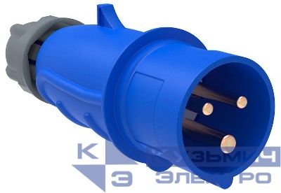 Вилка эл. каб. 32А 2P+PE 220В IP44 MAGNUM ССИ-023 IEK PSN01-032-3