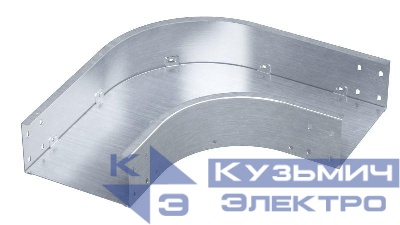 Угол для лотка горизонтальный 90град. 200х100 1.5мм в компл. с крепежн. элемент. цинк-ламель DKC SDM1020KZL