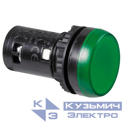 Индикатор светодиодный 24В зел. Osmoz Leg 024602