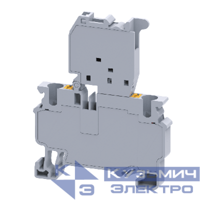 Клемма для предохранителей push-in OptiClip CPF-4-HESI-(5х20)-10А-(0.2-4) сер. КЭАЗ 331875