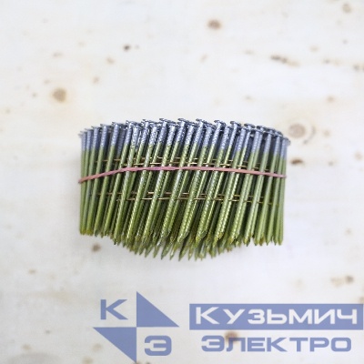 Барабанные гвозди по дереву тип CNW 25/50 BKSe (гладк./скош., 9000шт/уп)