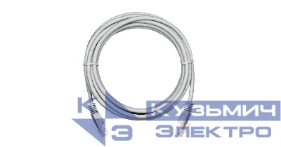 Патч-корд U/UTP 5е RJ45/8P8C 4 пары PVC мж обмедн. 1м сер. (уп.10шт )NETLAN EC-PC4UD55B-010-GY-10