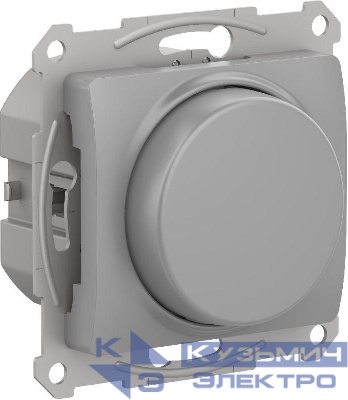 Светорегулятор поворотно-нажимной Glossa 400Вт механизм алюм. SE GSL000323