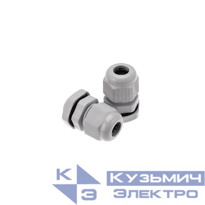 Ввод кабельный PG-9 (4-8мм) сер. Rexant 07-8009