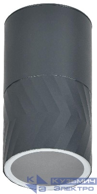 Светильник 5110 GU10 IP65 уличный потолочный сер. IEK LT-UPU0-5110-GU10-1-K03