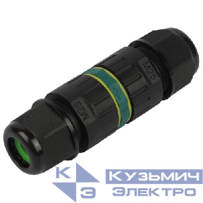 Коннектор кабельный прямой 5-Pin 0.5-2.5кв.мм IP68 безвинтовой NO-224-674 Эра Б0068026