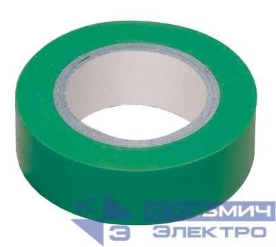 Изолента ПВХ 15мм (рул.20м) 71 680 OIT-B15-20/G зел. ОНЛАЙТ 71680