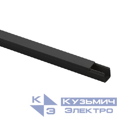 Кабель-канал 12х12 L2000 черн. KK-B-12-12 Эра Б0061736