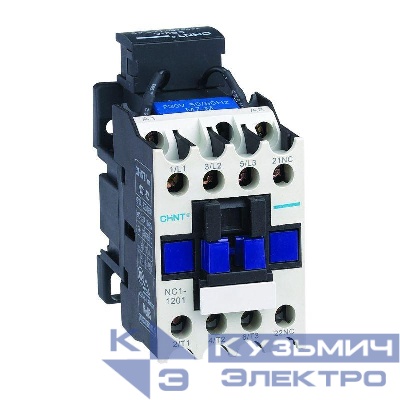 Контактор NC1-1201 12А кат. 24В AC 1НЗ AC-3 (R) CHINT 221134