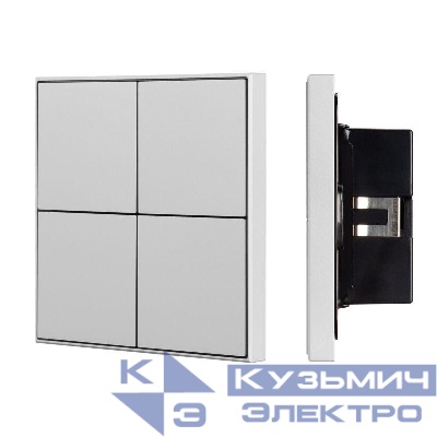Панель кнопочная KNX-304-23-IN Silver (BUS Frame) (IP20 металл) INTELLIGENT ARLIGHT 039666