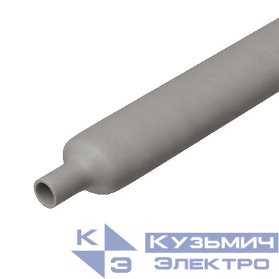 Трубка термоусаживаемая самозатухающая 12.7/6.4мм сер. DKC TN2PC201127V0GR
