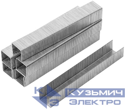 Скоба для степлера закален. прямоугол. 11.3х0.7мм 10мм тип 53 узкая (уп.1000шт) FIT 31410