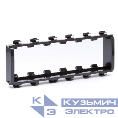 Суппорт 6мод. Viva черн. DKC F0003AB