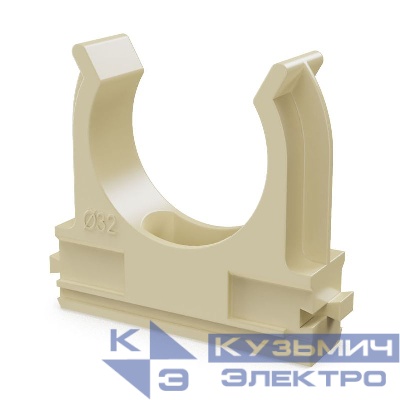 Держатель для труб (клипса) d32мм сосна Промрукав PR13.0102