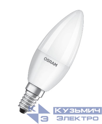 Лампа светодиодная LED Value LVCLB60 7SW/865 7Вт свеча матовая E27 230В 10х1 RU OSRAM 4058075579507