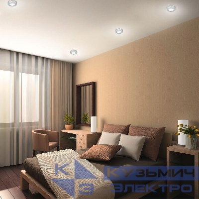 Светильник светодиодный Backlight 3Вт GU5.3 3000К IP20 170-260В ДВО круг GAUSS BL143