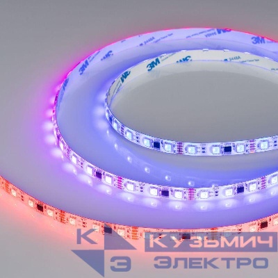 Лента светодиодная DMX-SE-B60-10mm 12V RGB-PX3 14Вт/м IP65 5060 герметичная бегущий огонь (уп.5м) Arlight 039604