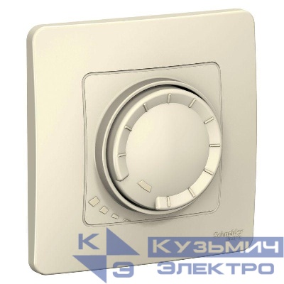 Светорегулятор поворотно-нажимной универсальный СП Blanca 400Вт молоч. SE BLNSS040012