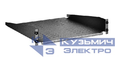 Полка консольная 2U Г=250мм RAL9005 DKC R5RFIT250B