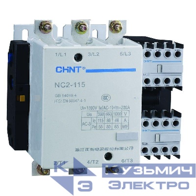 Контактор NC2-115 115А кат. 380-415В AC AC-3 (R) CHINT 671690
