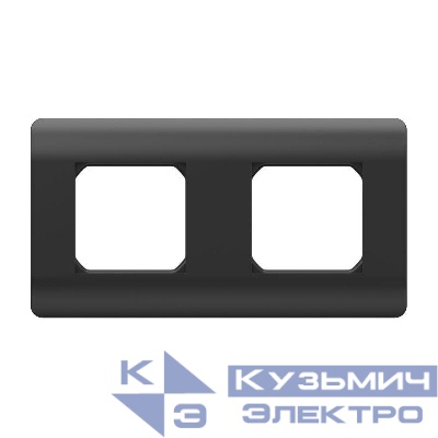 Рамка 2-м NEW3-E универс. черн. CHINT 431496
