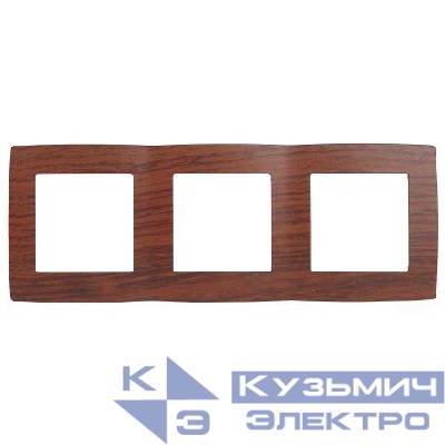 Рамка 3-м 12-5003-08 вишня ЭРА Б0014768